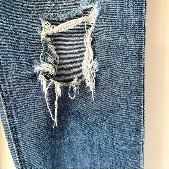 Joe’s Jeans Candace Cut Distressed Ankle Jeans Waist 29 Medium Wash Retro Boho - Picture 8 of 9